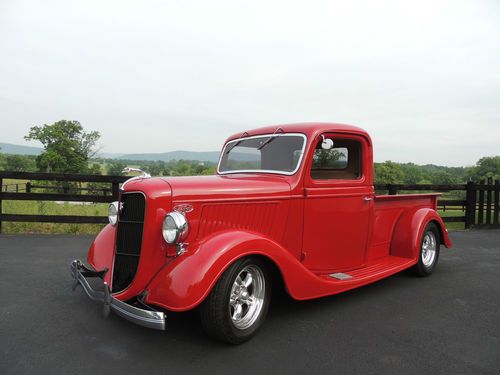 1936 ford pick up truck -- deluxe model fully restored