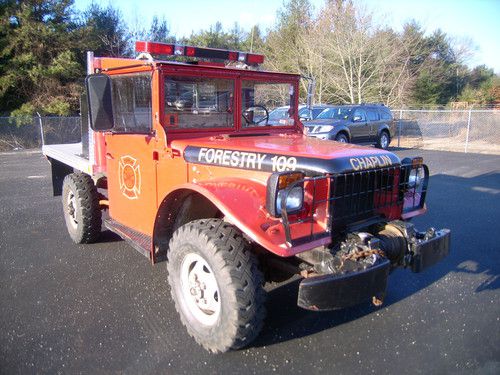 1953 dodge power wagon - fire truck! electric siren! 4 speed manual transmission