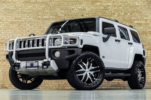 2008 hummer h3 suv! 1ownr! luxury! brush guard! 20in whls! clean!