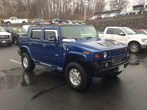 2006 hummer h2 sut! limited edition! pacific blue. loaded. nav, dvds, low miles.