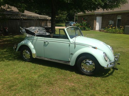 1966 volkswagen beetle convertible one owner 1300cc engine new interior and top