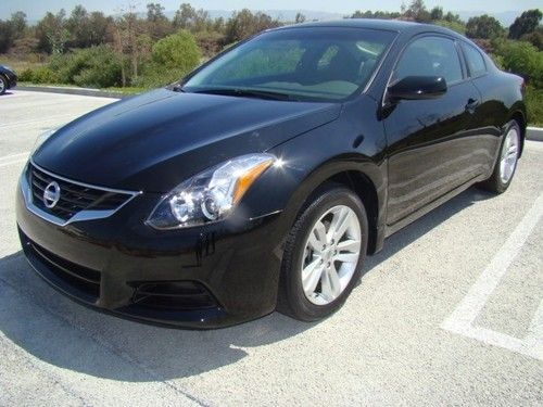 2010 nissan altima 2.5 s automatic 2-door coupe black 47k save over $6k low bin