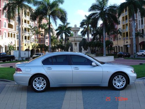 2002 bmw 745i sedan 1st yr new body style navigation, cd, sunroof super clean!