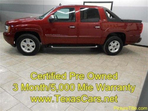 08 chevrolet avalanche z-71 4x4 4wd leather sunroof certified preowned wefinance