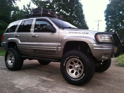 Jeep, grand cherokee, 4x4, wd, lifted, suv, 35" mud tires, off-road, leather
