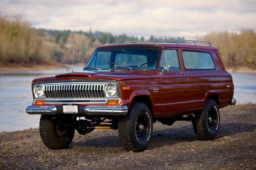 1974 jeep cherokee 2 door wagoneer restoration gto 4x4 manual video low reserve