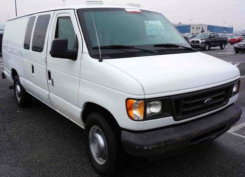 2005 armored ford e350 van for cash in transit, white, rare vehicle, diesel