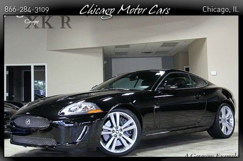 2010 jaguar xkr coupe supercharged only 8k miles black perfect loaded wow$$