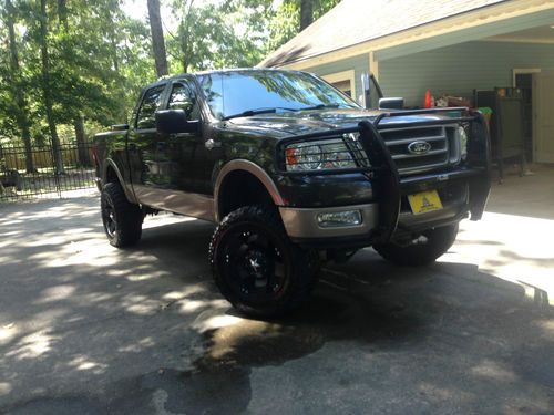 Ford f-150 king ranch 4x4 lifted mud tires super clean lots of extras
