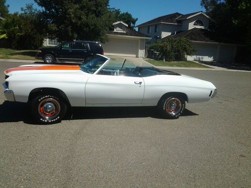 1972 chevelle convertible frame off resto