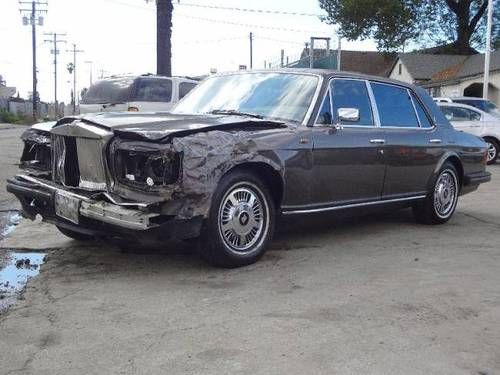 1988 rolls royce silver spur damaged salvage luxurious classic starts, rare l@@k