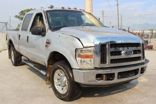 08 ford super duty f-350 4wd damadge repairable rebuilder only 93k miles diesel