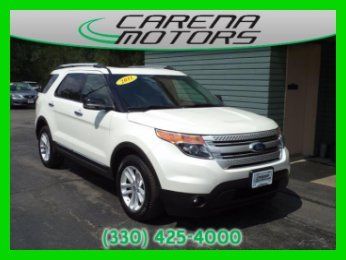 2011 ford explorer  xlt 4wd navigation leather moon 3rd row 1 owner free carfax