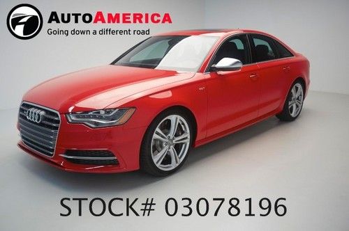 2k low miles 1 one owner audi s6 prestige red stunning nav roof loaded leather