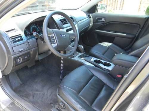 Purchase Used 2010 Ford Fusion Se Black Leather Interior