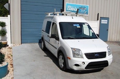 One owner 2010 ford transit connect xlt van 25 mpg cruise 10 cargo utility mini