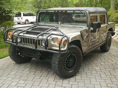 2001 hummer h1 open top low miles loaded with options very clean never off road