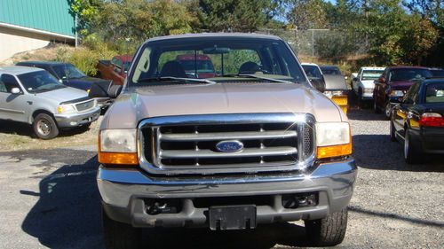 1999 ford f350 crew cab xlt 4x4 v10 8ft bed 5th wheel looks/runs great no reserv