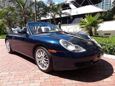 Florida amazing porsche carrera cabriolet with hard top tip tronic extra clean