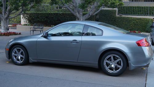 2007 infinity g35 coupe 1-owner only 9707 miles g35s g 35 s 07 silver v6 bose