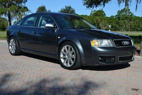 2003 audi rs6 awd sedan 4-door 4.2l no reserve