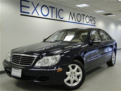 2005 mercedes s500 4matic blue nav xenons ac/htd-sts shade bose only 40k miles