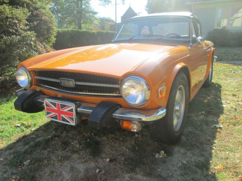 1975 triumph tr6 complete with decent rehab, 47k miles, runs and l@@ks great ~!~