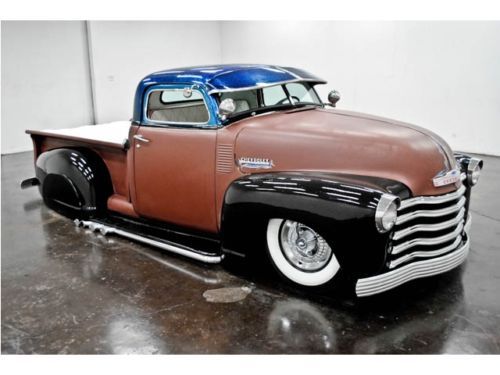 1952 chevrolet pickup 3100 air ride chopped top 235 inline 6 cylinder 3 speed