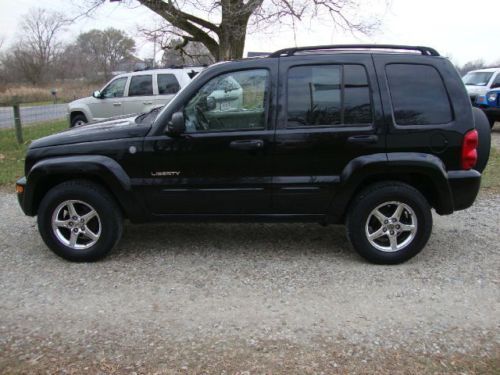 2004 jeep liberty limited heated leather seats sunroof black loaded v6 4x4 4wd
