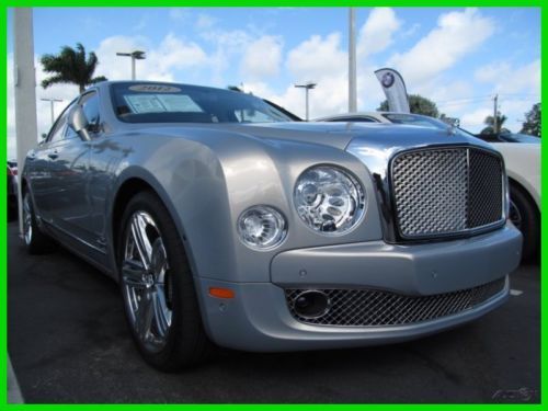 12 extreme silver 6.8l v8 mulsanne *power heated / ventilated massage f&amp;r seats