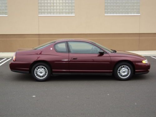 2000 01 02 03 04 chevy monte carlo ls low miles non smoker two owner no reserve!