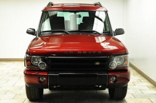 2004 land rover discovery se red/tan 1-owner low miles