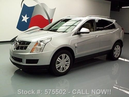 2010 cadillac srx lux collection pano roof leather 47k! texas direct auto