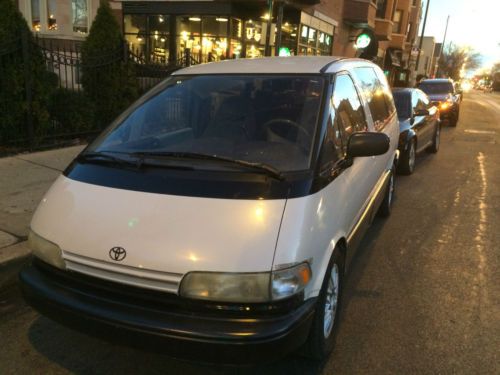 1991 toyota previa low miles, glossy paint, new tires&amp;muffler, tuned up,towhitch