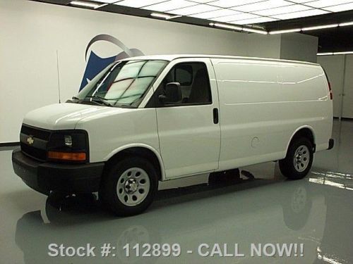 2012 chevy express 1500 cargo van 4.3l v6 partition 26k texas direct auto