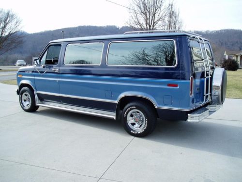 1985 ford e150 club wagon xlt..  1 owner 7k actual miles. best of the best.