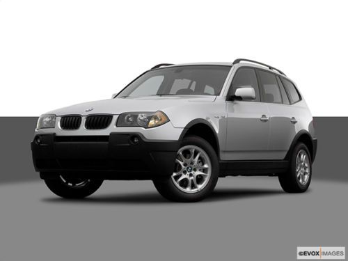 2005 bmw x3 2.5i sport utility 4-door 2.5l 6 speed manual