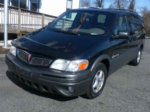 2001 pontiac montana base mini passenger van 4-door 3.4l no reserve, affordable!