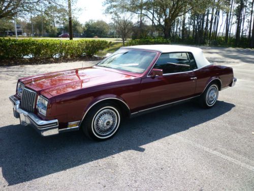 1983 buick riviera convertible a/c top of the line excellent shape