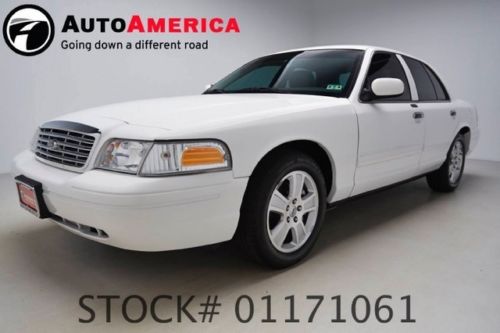33k low miles 2011 ford crown victoria lx v8 leather cd  pwr windows autoamerica