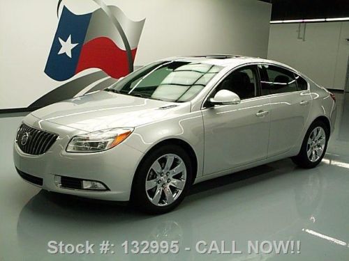 2012 buick regal sunroof htd leather chrome wheels 15k texas direct auto