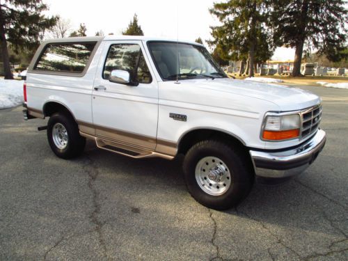 1996 bronco *104k actual miles!*  2-owner 5.8 v8 leather! tow pack. nevada truck