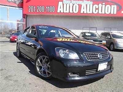 06 nissan altima se-r carfax certified 1-owner leather sunroof alloy wheels