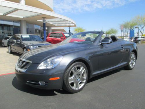 08 gray automatic leather 4.3l v8 navigation miles:16k convertible