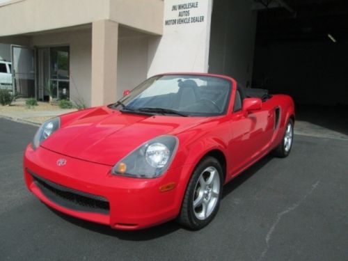 2002 toyota mr2 spyder convertible low miles