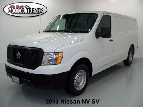 2013 nissan nv 1500 cargo s low top ac am fm cd media ready to work 32k