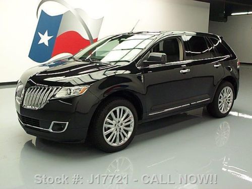 2011 lincoln mkx awd pano sunroof nav dvd rear cam 37k texas direct auto