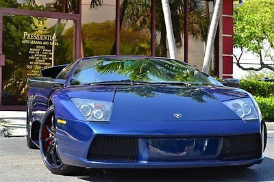 Murcielago coupe e-gear front lift infinity audio new clutch clean carfax