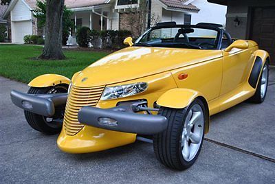 1999 plymouth prowler very rare yellow excellent condition