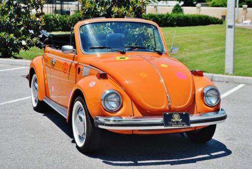 Really cool sharp 1974 volkswagon beetle convertible must see drive no reserve